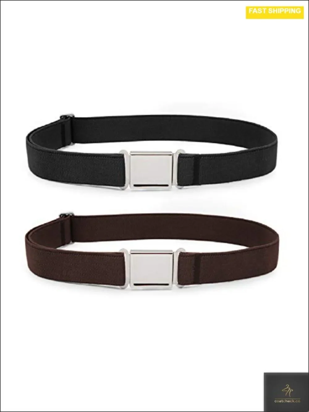 Adjustable Magnetic Belt for Kids Elastic Easy Buckle Back to School